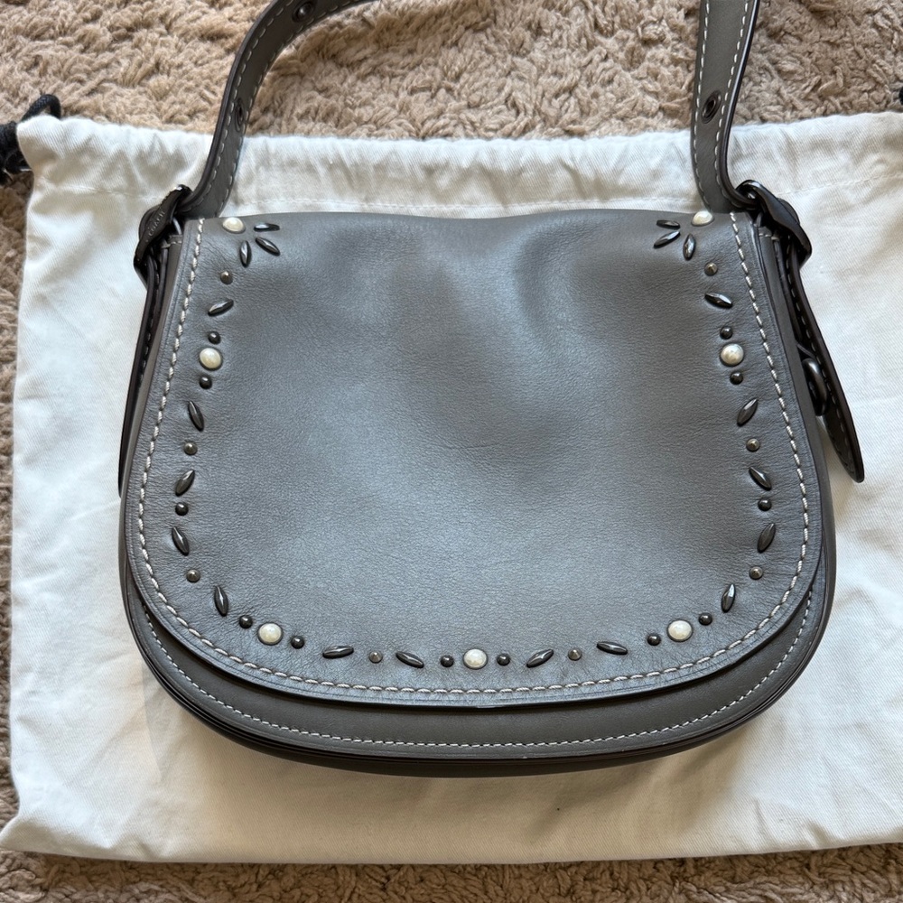 Coach 1941 Saddle Bag with Customized Details — ONE OF A KIND. Includes Dust Bag